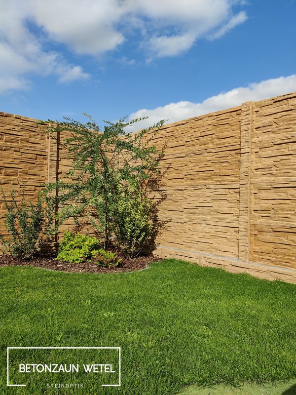 Gartenzaun mit Sichtschutz